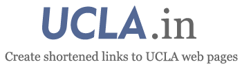 ucla.in - Create shortened links to UCLA web pages
