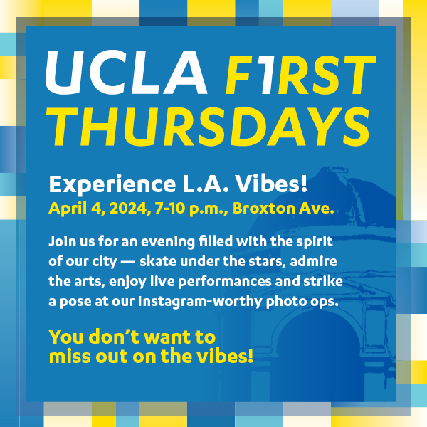 Banner for UCLA First Thursdays